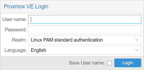 proxmox-ve-login